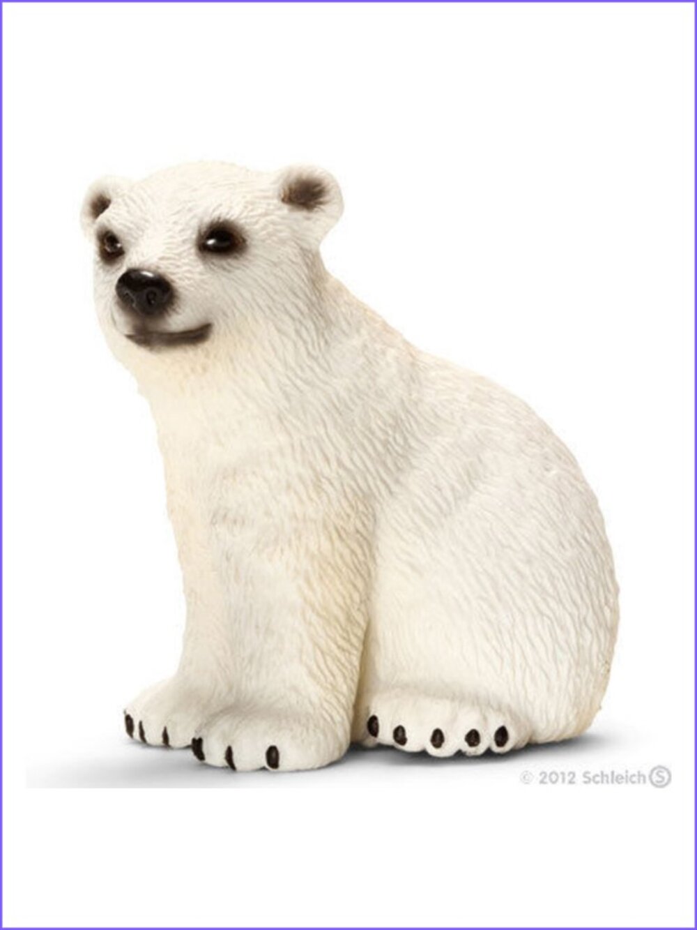 Schleich Polar Bear Cub (14660) Wild Animal Figurine New w/Tag Add-On Item